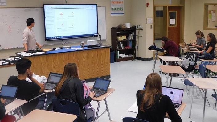 heat islands climate study in classroom